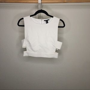 White Crop Top